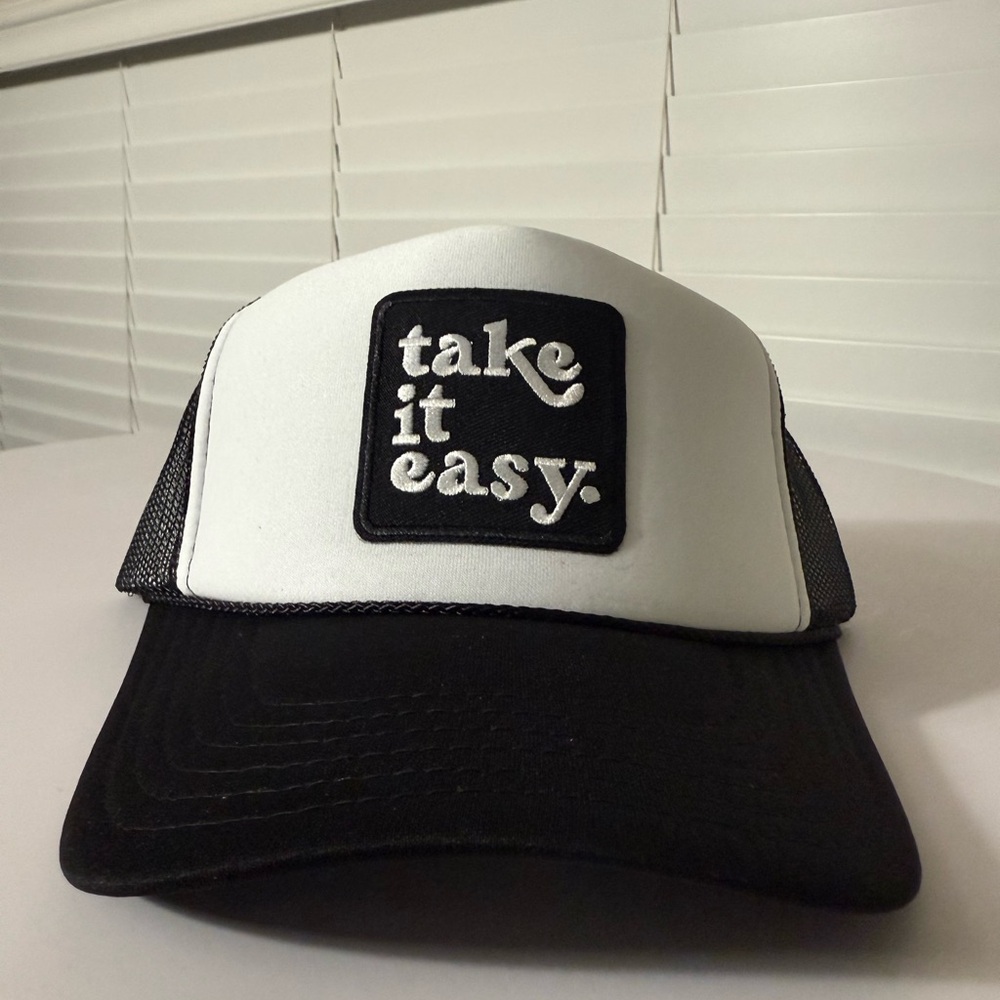 Black and White Trucker Hat